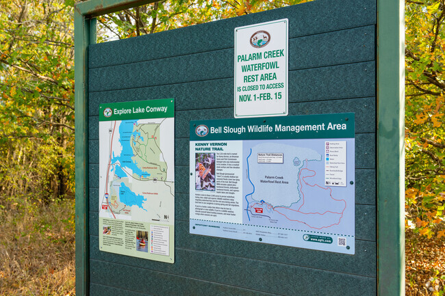 Bell Slough Wildlife Management Area is 15 minutes north of Morgan.