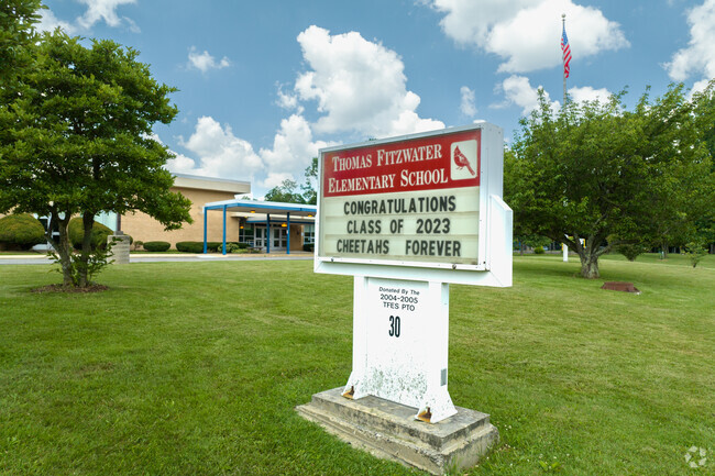 Thomas Fitzwater Elementary School serves roughly 425 students.
