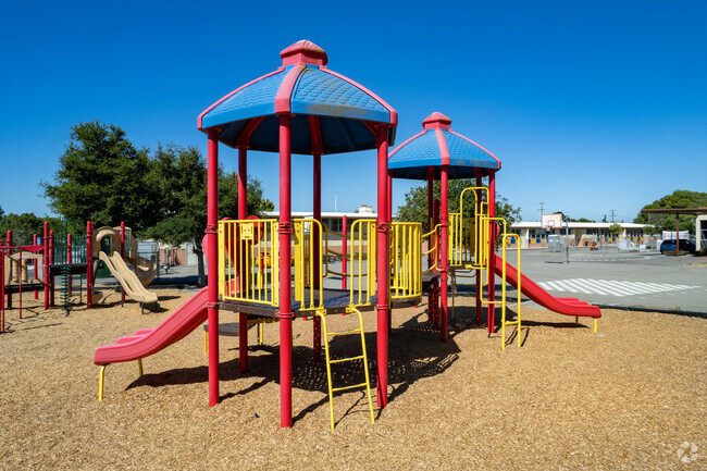 Children love the playground at Hillside Elementary located in Ashland, San Leandro CA.