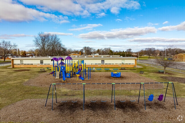 Main playground at Kinyon Elementary School.