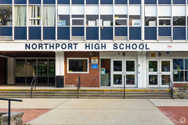 This is the main entrance to Northport Senior High School.