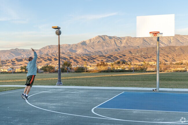 Shoot the hoops at one of the many community parks in Fairway Canyon.
