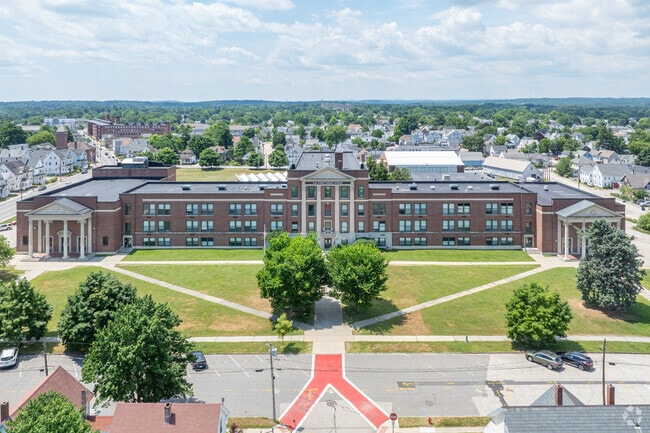 The Elm Street Middle School in downtown Nashua, NH.