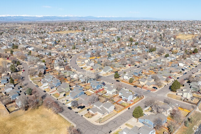 The Deer Run neighborhood is located in Thornton, north of Downtown Denver.