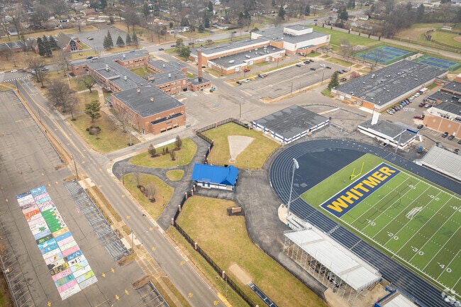 Washington Junior High School campus falls within the Whitmer-Trilby.