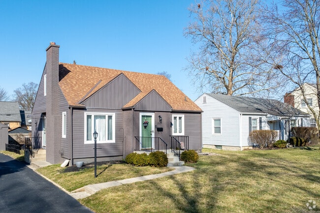 Small cottages line the streets of the Upper Arlington neighborhood.