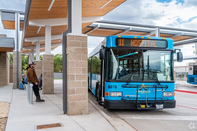 Travel across Amarillo seamlessly from the ACTransit Station just north of Pheasant Run.