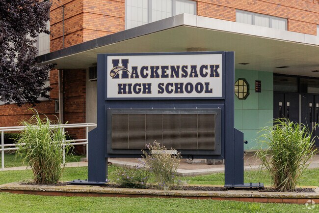 Hackensack High School in Hackensack,  NJ.