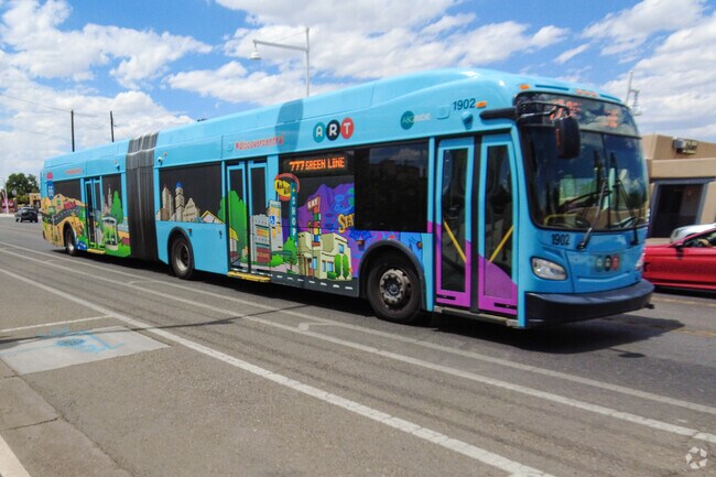 The ART bus provides transportation services throughout the Downtown Area in style.