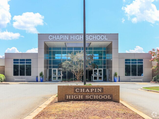 Chapin High School is a public option for teenagers in the lake town.