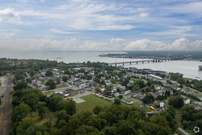 The Thomas J. Hatem Bridge makes it easy to get around to urban scenes like Baltimore and Washington D.C.