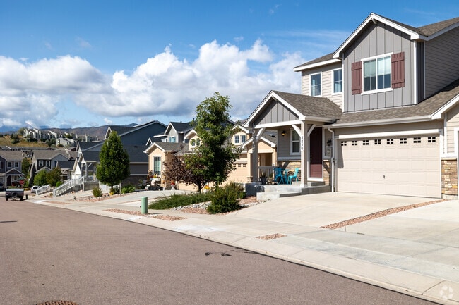 There are new duplexes in the Rockrimmon neighborhood.