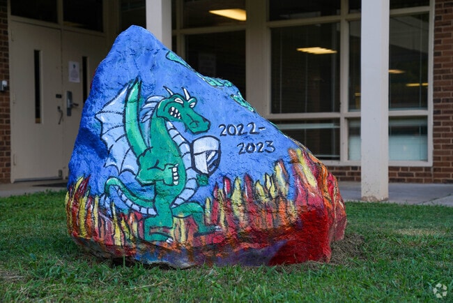 Dilworth Elementary School shows off their school spirit in various art pieces.