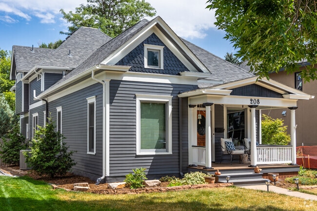 Refurbished older homes are common in Old Town West.