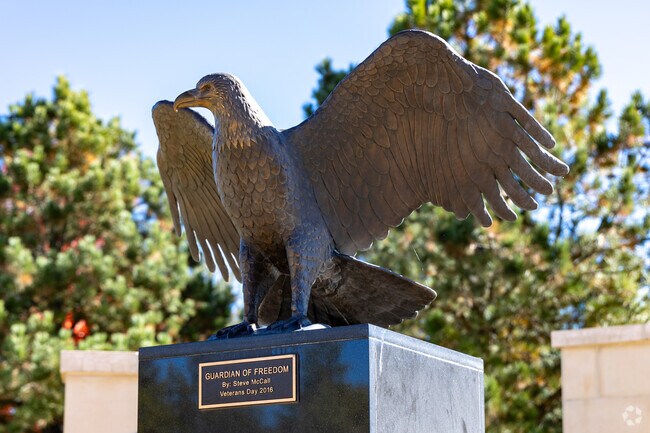 Ken Caryl Ranch Community Park, near Dakota Station, is home to a Veterans Memorial.