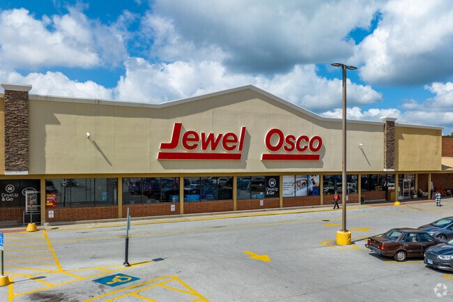 Residents of West Steger can go to Jewel Osco for their grocery needs.