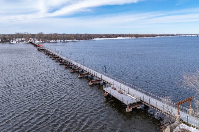 Loop the Little Lake Trail park in Menasha.