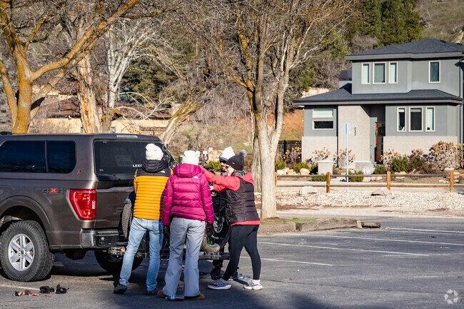 The whole family will enjoy riding bikes along the bike lines throughout Harris Ranch.