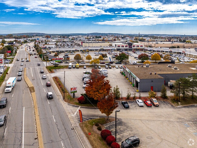 South Willow Street in the Southside offers the majority of shopping in the City of Manchester.