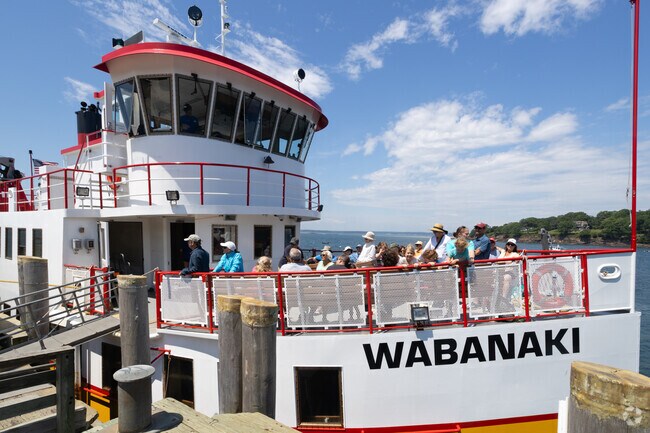Chebeague Island is only accessible by ferry or private boat.