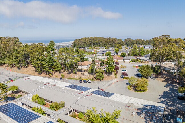 Stratford School is on top of a hill overlooking the beautiful vistas of South San Francisco.