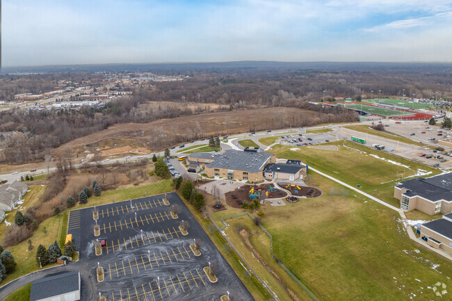Stadium Drive Elementary School holds a great A- rating from Niche.