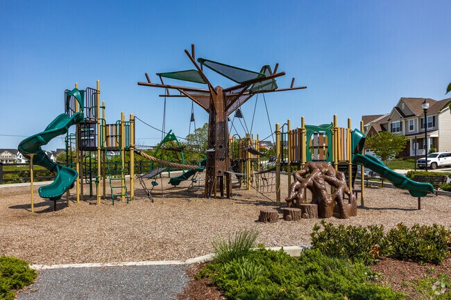 Fun-filled playtime awaits at Monrovia's neighborhood playgrounds.