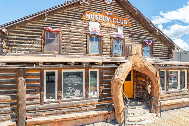 The Museum Club is a popular spot for music and dancing.