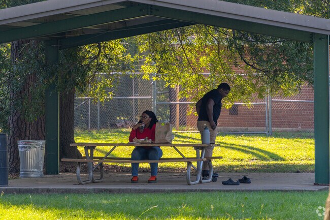 Residents can enjoy the pavilions at Sherwood Park.