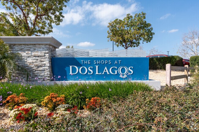 The Shops at Dos Lagos offer a variety of retail shopping and restaurant dining.