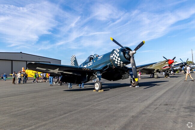 The Warbirds Over Monroe showcases a variety of different planes.