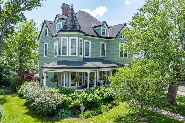 Early 20th century Victorian homes are are scattered throughout Norwood.
