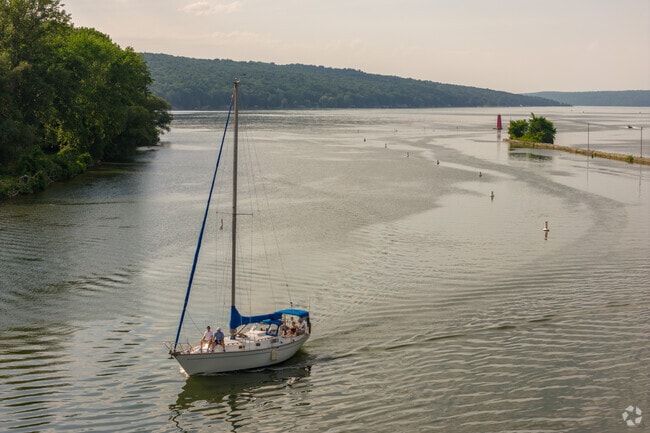 North Side has access to Cayuga Lake that offers 95 miles of shoreline.