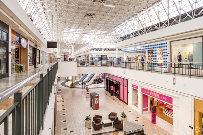 Oxford Valley Mall offers 100+ stores and a giant food court near Falls Township.