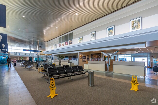 Moses Lake features a small airport for travelers to enjoy.