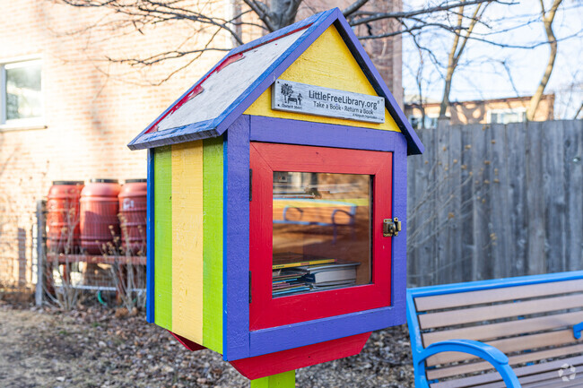 Locals share books through the many lending libraries scattered throughout West Village.