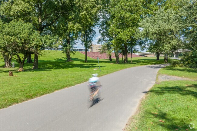 Nesbitt Park provides Larksville residents with extensive trails for biking.
