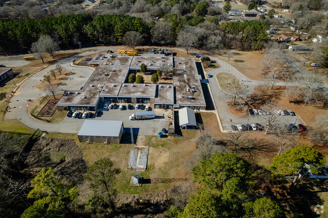 Aerial overview of Cherokee Charter School