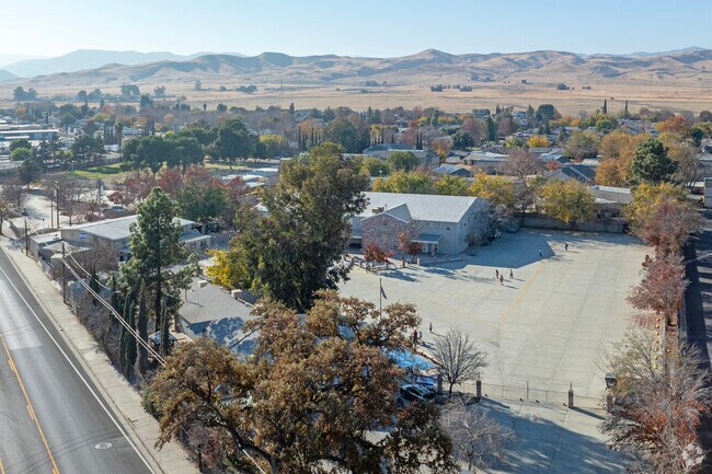 A scenic view of Faith Christian Academy in Coalinga.