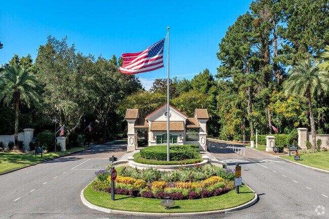 Hampton Hall has 1 main gate and 2 residential gates.