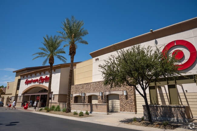 The Gilbert Gateway Towne Center in Morrison Ranch has a Target to make shopping easy.