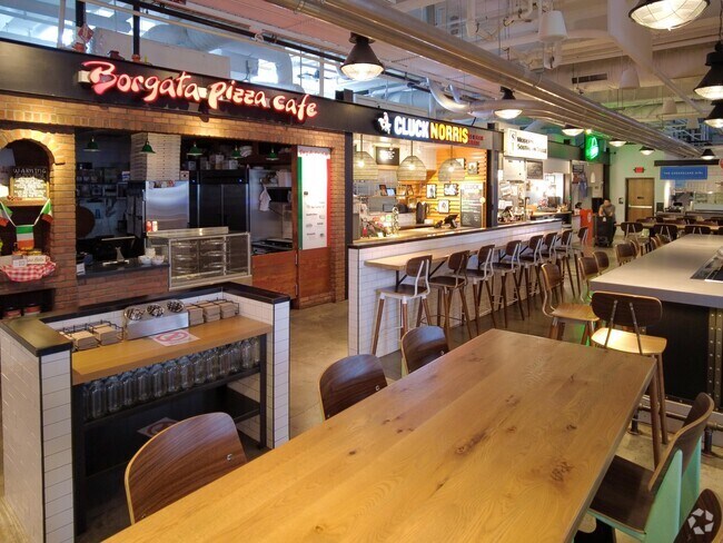 Dairy Food Hall in Italian Village.