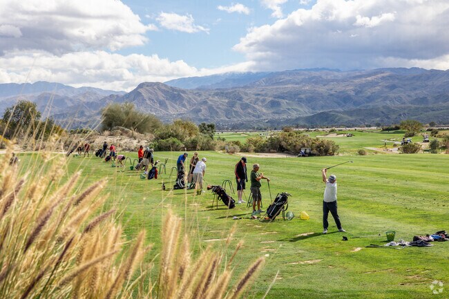 Residents of Cimarron Cove can practice their drive at the nearby Cimarron Golf Resort.