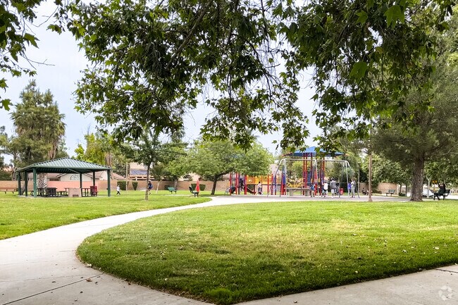 Colony Park of South Pointe runs the central length of West Colony HOA.