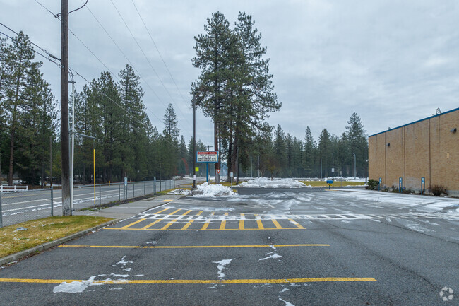 Colbert Elementary has a student drop off area in front of the school.