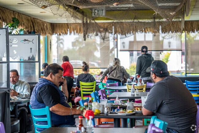 Locals love the Cabo Seafood Grill and Cantina even midday during the week.