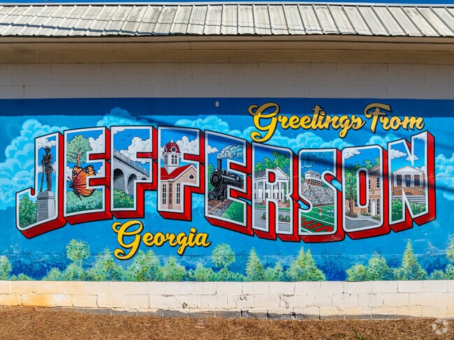 Throughout the vibrant city of Jefferson, numerous stunning murals, skillfully crafted by talented local artists, can be discovered adorning various buildings and public spaces.