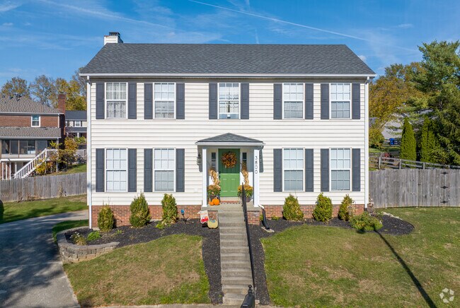 Some neo-colonial style two story homes can be found in River Park.