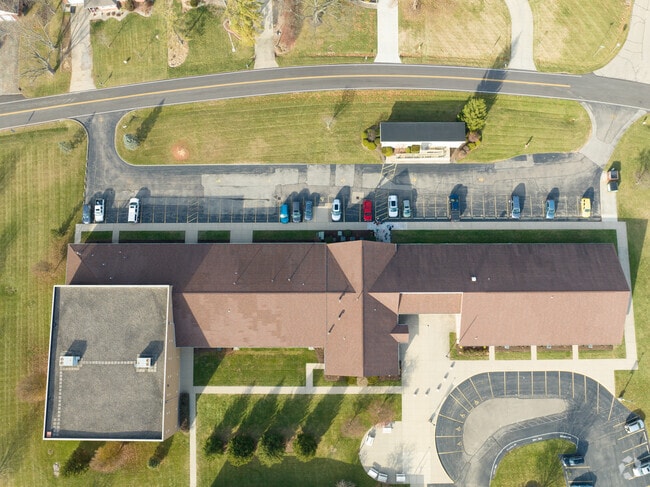 The Queen of Peace Elementary School building is fairly large especially on the inside.