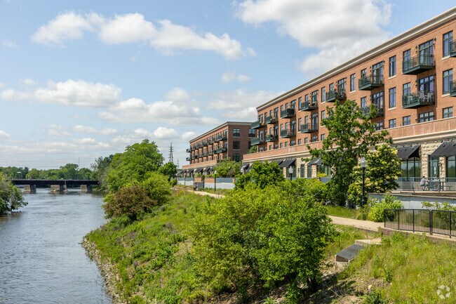 Condo and townhome living in downtown by Near West Galena offers beautiful water views.